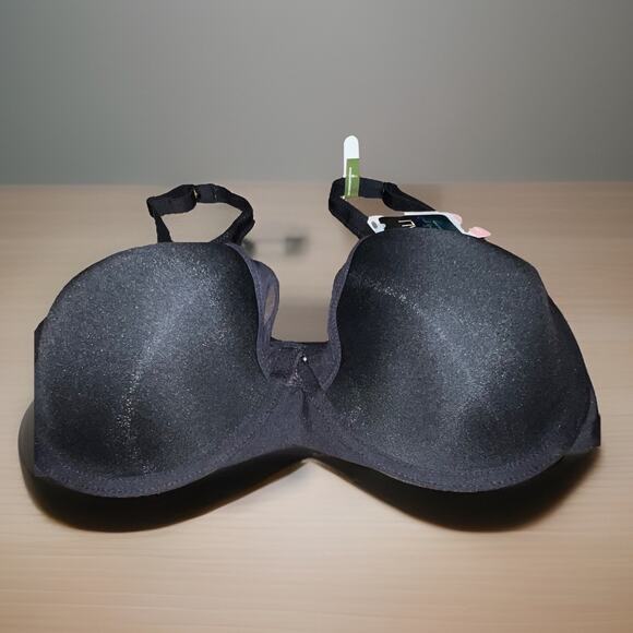NWT Bali Ultra Light Underwire Convertible T-Shirt Bra, Black 36DD - Picture 2 of 8